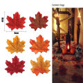 Artificial Maple Leaf Autumn Leaves Crafts Wedding Party Home Decoration 100/200Pcs. 