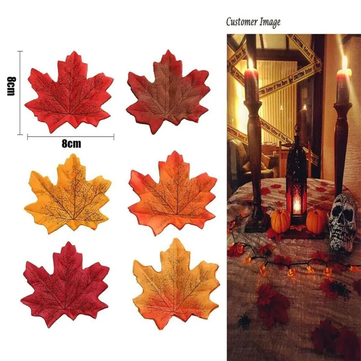 Artificial%20Maple%20Leaf%20Autumn%20Leaves%20Crafts%20Wedding%20Party%20Home%20Decoration%20100/200Pcs%20-%20Image%208
