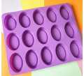 Silicon Soap Mold for making handmade soap 15pcs soap DYI'S.