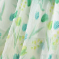 Summer new bow Hand-painted wind tulip flowers Light light halter Summer beach wind sweet Princess dress. 