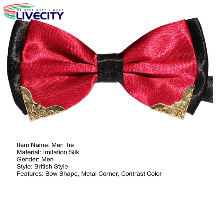Suit%20Tie%20Metal%20Corner%20Double%20Layer%20Groom%20Bow%20Tie%20-%20Image%203