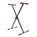 Keyboard Stand musical (Black Red). 