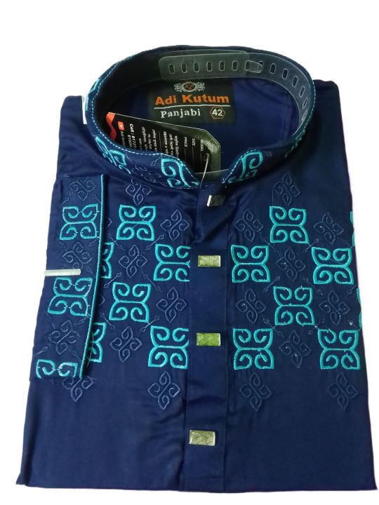 Stylish%20Menz%20Comfortable%20Indian%20Tensile%20Tip%20Button%20Panjabi%20-%20Panjabi%20For%20Men%20-%20Image%204