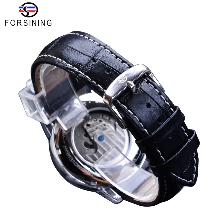 Forsining%20Man%20Watch%20Relogio%20Automatic%20Mechanical%20Black%20White%20Moon%20Phase%20Business%20Skeleton%20Tourbillon%20Leather%20Band%20Masculino%20-%20Image%207