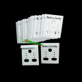 50 pcs x Earring Display Cards (3x3.5cm) Earrings Holder Jewelry Plastic Display Card. 