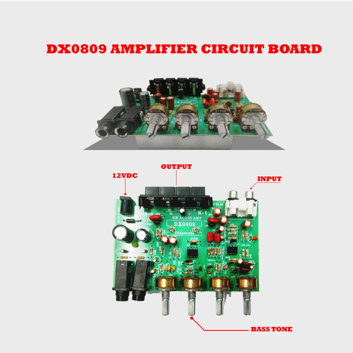 DX 0809 AMPLIFIER CIRCUIT BOARD || DX0809 Circuit Kit | Daraz.com.bd