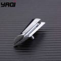 YAQI Top Aggressive Chrome Color Double-edged Mens Slant Safety Razor Head Replacement Accessory. 