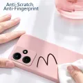 Olige For Infinix Hot 30i Liquid Silicone Macaron Candy Color TPU Falling and shockproof Soft Phone Case Shell Protector Back Cover. 