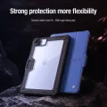 Nillkin Slide Camera Case for Apple iPad Pro 11 (2024) iPad Cases Camera Protection Shield Hard PC Back Panel + Soft TPU Border Smart Flip Cover Shockproof Tough Back Cover. 