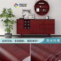 Elegant Wood Grain PVC Wall Sticker for Home Decor and Furniture Covering. 