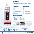 B7000 High-Strength Adhesive Glue for Jewelry Repair, Phone Screen, and DIY Crafts - Non-Toxic, Fast Drying, Crystal Clear.