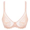 Xianqifen Minimizer Bras for Women Ultra Thin Black Lace Bralette Transparent Underwire Top BH Push Up Brassiere Girl ABCDE. 