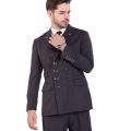 Men Slim Fit Fashion Business Casual Double Breasted Blazers Jacket Coat Trousers Wedding Groom Party Skinny 2 Pcs Suits Pants.