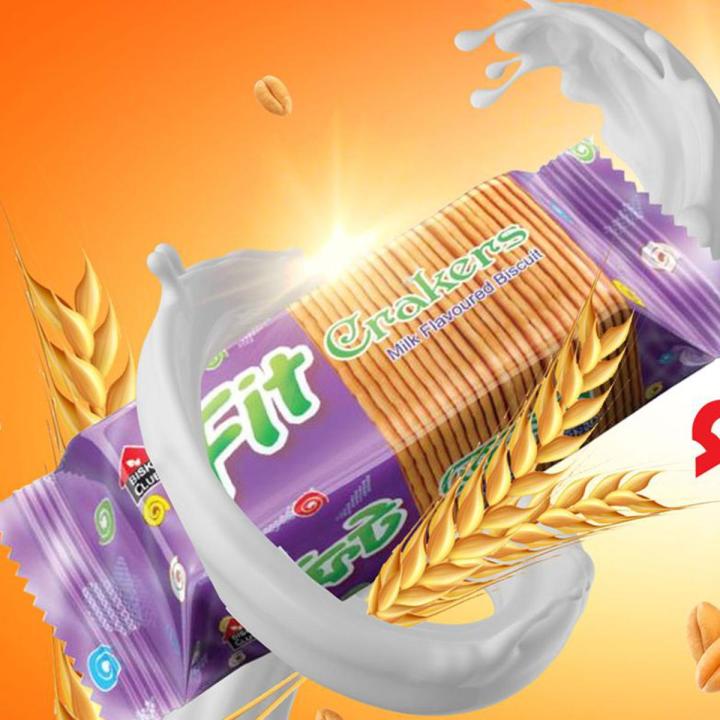 1 box Fit Crackers (Milk Flavored)