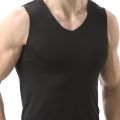 1/2Summer Men's Vest Men's Ice Silk Seamless SleevelessTT-shirt Men's Wide Shoulder Bottoming Waistcoat Fashion Clothes Men's Clothing. 
