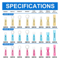 560PCS Marine Grade Heat Shrink Wire Connectors-Electrical Connectors Kit AWG22-10 Waterproof Insulated Crimp Connector Electrical Connectors Kit.
