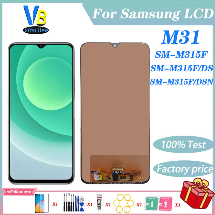 LCD For Samsung Galaxy M31 LCD Display Touch Screen Digitizer Assembly M315 Replacement Parts