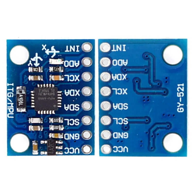 1Set IIC I2C GY-521 MPU-6050 MPU6050 3 Axis Analog Gyroscope Sensors ...