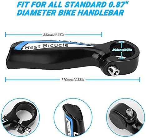 WAKE%20Paired%20Aluminum%20Alloy%20Bicycle%20Bike%20Handlebar%20Bar%20End%20-%202%20Piece%20-%20Image%208