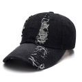 Cross border denim baseball caps for men and women washed retro fashion caps for outdoor sports sunscreen visors.