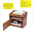 TV Ceiling Wall Mounts Wireless WiFi Router Storage Box Set Top Box Shelf TV Console Solid Wood, Multilayer Functional Storage Shelf-12/12/10.