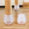 16 PCS Silicone Chair Leg Caps Table Foot Pads for Round 12-17mm Bottom Non-Slip Desk Foot Covers Floor Protectors Cover. 