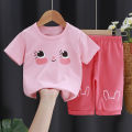 Children's Summer Clothes Girls' Suit2022New Boys' Cotton Short-Sleeved BabytKids Shorts Children's Clothing. 