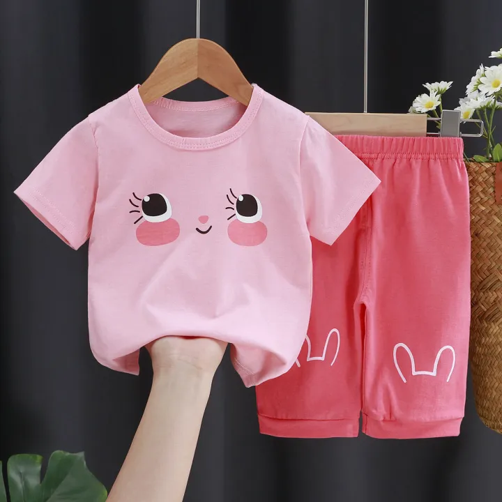 Children's%20Summer%20Clothes%20Girls'%20Suit2022New%20Boys'%20Cotton%20Short-Sleeved%20BabytKids%20Shorts%20Children's%20Clothing%20-%20Image%205