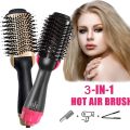 3 In 1 Hair Dryer Brush One-step Volumizer Blow Dryer Brush Hair Straightener Curler Professional Hot Air Brush Hair Styler Comb. 