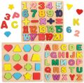 Montessori Educational Wooden Toys for Children 1To 4 Years Early Learning Educatonal Toy Wood Puzzle Games Baby Toys 0 12 Month. 