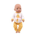 43cm Reborn New Born Baby Doll Clothes Unicorn Mermaid Dsiney Series Clothes Shoes Cartoon Accessories 18 Inch American of girl Superman.