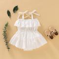 NYT Newborn Infant Baby Girl Sleeveless Solid Lace Dress Romper Clothes Outfits. 