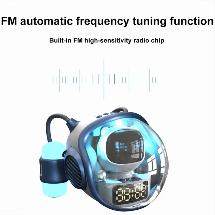 Space%20Sapsule%20Clock%20Wireless%20Bluetooth%20Speaker%20With%20Atmosphere%20Light%20-%20Image%204