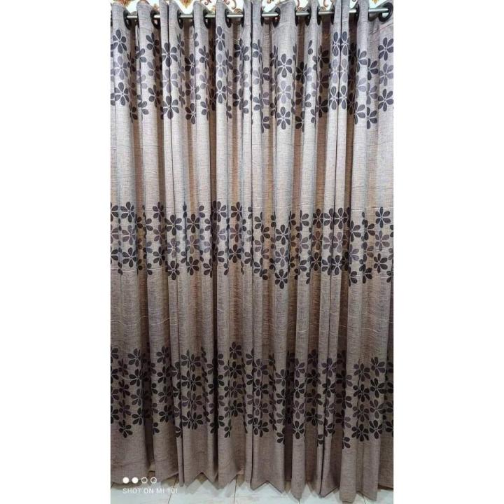 Synthetic Curtain Door And Window Parda, Pordha- ( 5 Kuchi -1Pis) Colour Multicolor - Porda