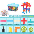 Pipe building blocks children's puzzle assembly and assembly toys for men and women 3-9 years old kindergarten desktop water pipe building block manufacturers.