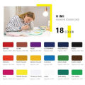 HIMI MiYa Gouache Paint Set 18 Colors x 30 ML with Brush.