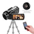 4K Handheld DV Professional Digital Video Camera CMOS Sensor Camcorder - black. 