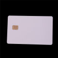 New 5 Pcs White Contact Sle4428 Chip Smart IC Blank PVC Card With SLE4442 Chip Blank Smart Card Contact IC Card Safety.