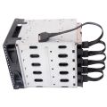 4X 15 Pin SATA Power Extension Hard Drive Cable 1 Male to 5 Female Power Supply Splitter Adapter Cable for DIY PC Sever. 