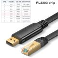 USB to RJ45 Console Cable RS232 Serial Adapter RJ 45 8P8C USB Console Cable for Computer Laptop Switch Router Server Converter. 