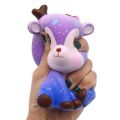 Jumbo Kawaii Colorful Galaxy Deer Squishy Slow Rising Squeeze Toys Cream Sweet Scented Anti Stress Toy for Funny Kid Xmas Gift. 