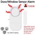 Door Opening Sensor Doorbell Wireless Time Delay Door Alarm Anti-theft Door Window Security Alarm Refrigerator Alarm Door Sensor. 