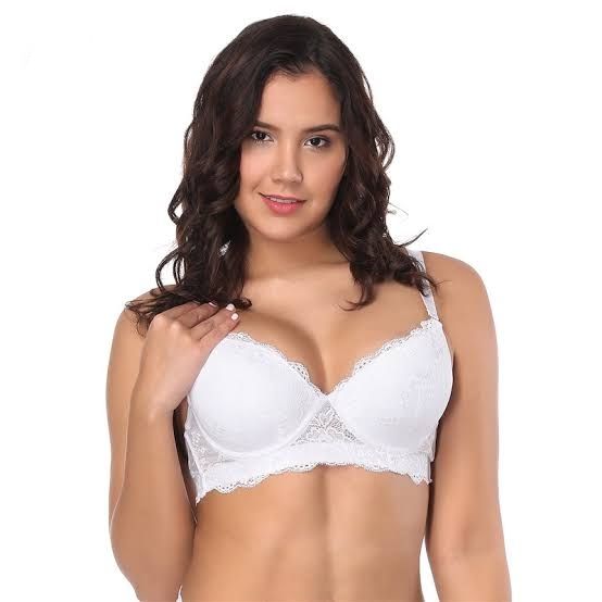 White bra Sexy bra lace & net bra - Bra