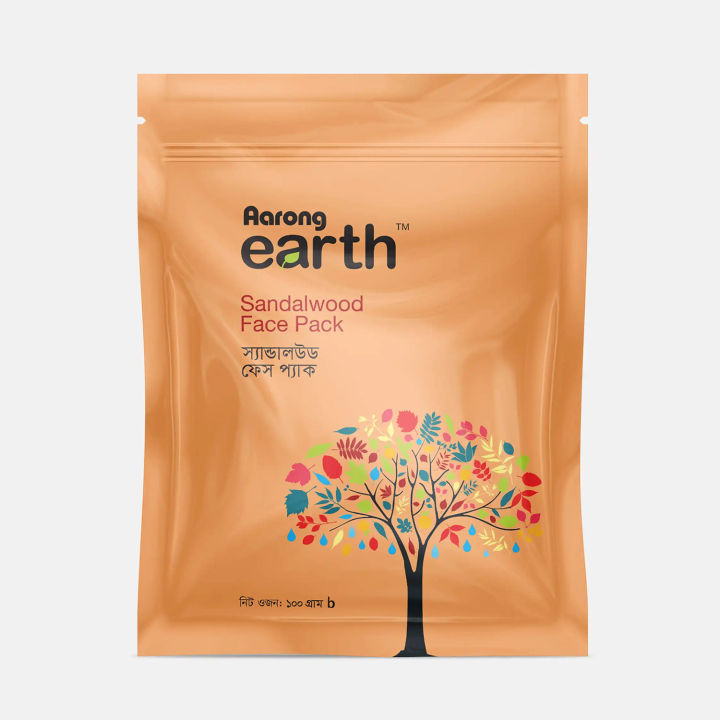 Aarong Earth Sandalwood Face Pack | 100 gm | Daraz.com.bd