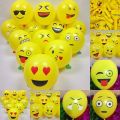 Happy Birthday Balloons- Emoji Balloon - Happy Birthday Balloons- 50 Pcs.