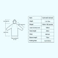 Family Pack of 3 Adult Poncho Waterproof Disposable Travel Raincoat Lightweight with Hood for Outdoor Camping/Recreation/Hiking.