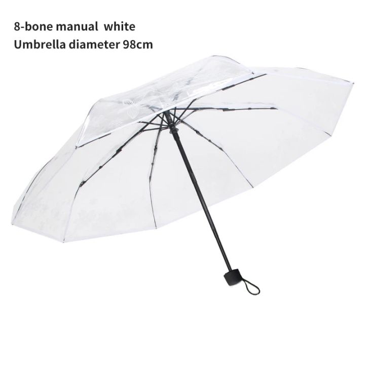 Transparent%20Folding%20Umbrella,%20Cute,%20Mini,%20Fresh,%20Simple,%20Sen%20Series,%20Trifold,%20Cherry%20Blossom%20Transparent%20Umbrella%20-%20Image%207