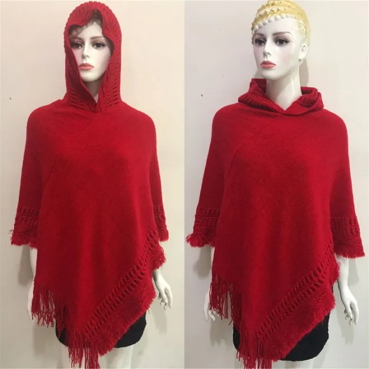 Women's%20Hooded%20Shawl%20Autumn%20and%20Winter%20Loose%20Tassel%20Shawl%20Cape%20Scarf%20Dual-Use%20Sweater%20Coat%20Batwing%20Shirt%20plus%20Size%20Women's%20Clothing%20-%20Image%209