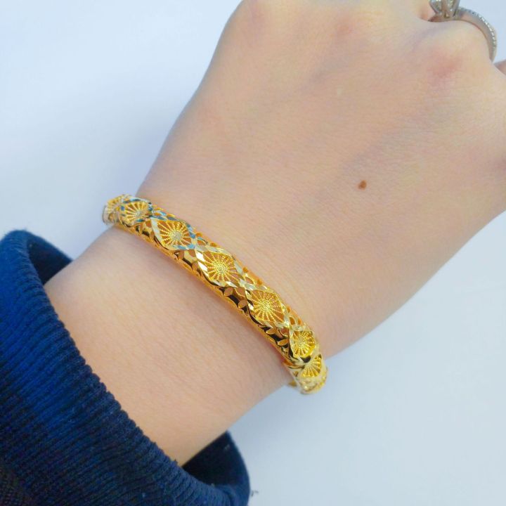 Brass%20gold-plated%20hollow%20ancient%20bracelet%20light%20luxury%20style%20women's%20Douyin%20same%20bracelet%20fashion%20forest%20women's%20hand%20-%20Image%204