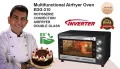 Electric Airfryer Oven with double glass door Prestige brand 40 Liter. 